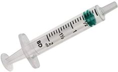 Syringe 2ML Luer Slip