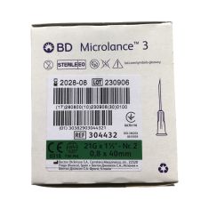 BD Microlance 3 Needles Green 21g x 1'1/2" (100 Pack)